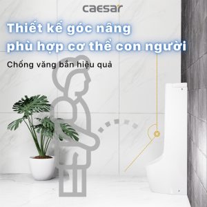 Bệ Tiểu Treo Caesar U0284