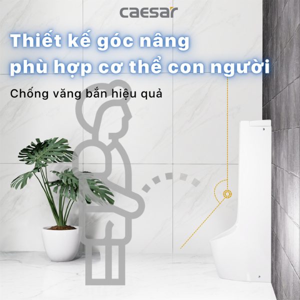 Bệ Tiểu Treo Caesar U0284