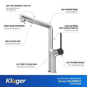 Vòi rửa bát Kluger KLF0001C