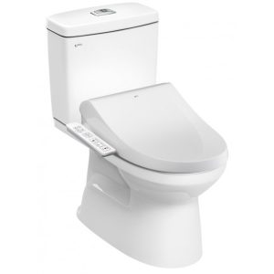 Bồn cầu 2 khối nắp điện tử INAX AC-504A+CW-H17VN