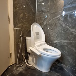 Bồn cầu Inax một khối nắp rửa điện tử AC-959A+CW-H18VN