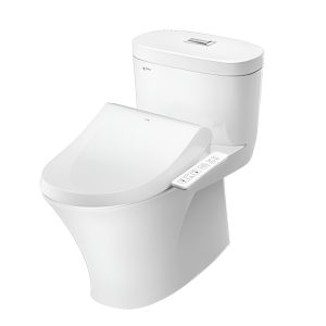 Bồn cầu Inax một khối nắp rửa điện tử AC-959A+CW-H18VN