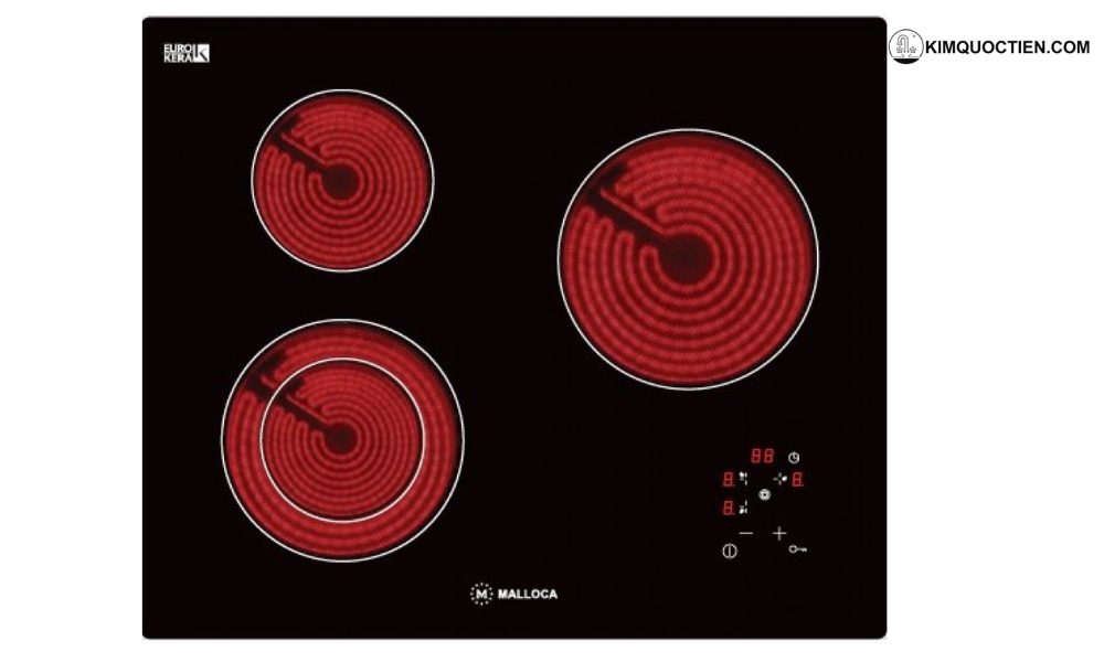 bếp hồng ngoại 3 vùng nấu
