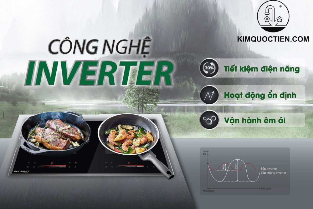 Bếp từ đôi Eurosun EU-T210PRO