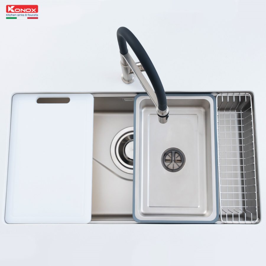 Chậu rửa bát chống xước phong cách Nhật TARI 8748SR