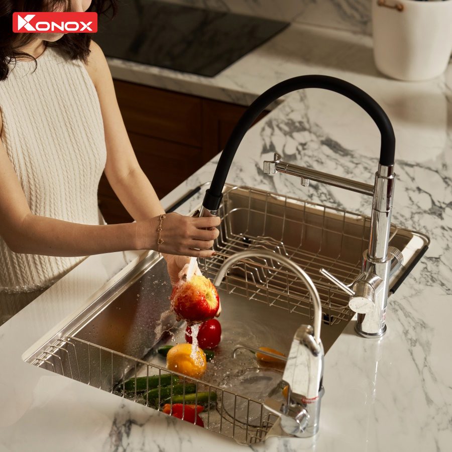 Chậu rửa bát Konox Tari 7648SR