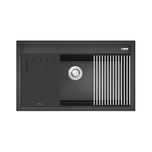 chậu rửa bát Granite Sink Terra 860S Black