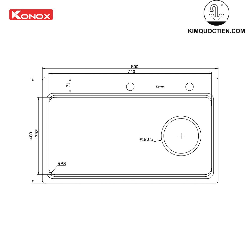 Chậu rửa bát Workstation Sink KN8751TS Dekor