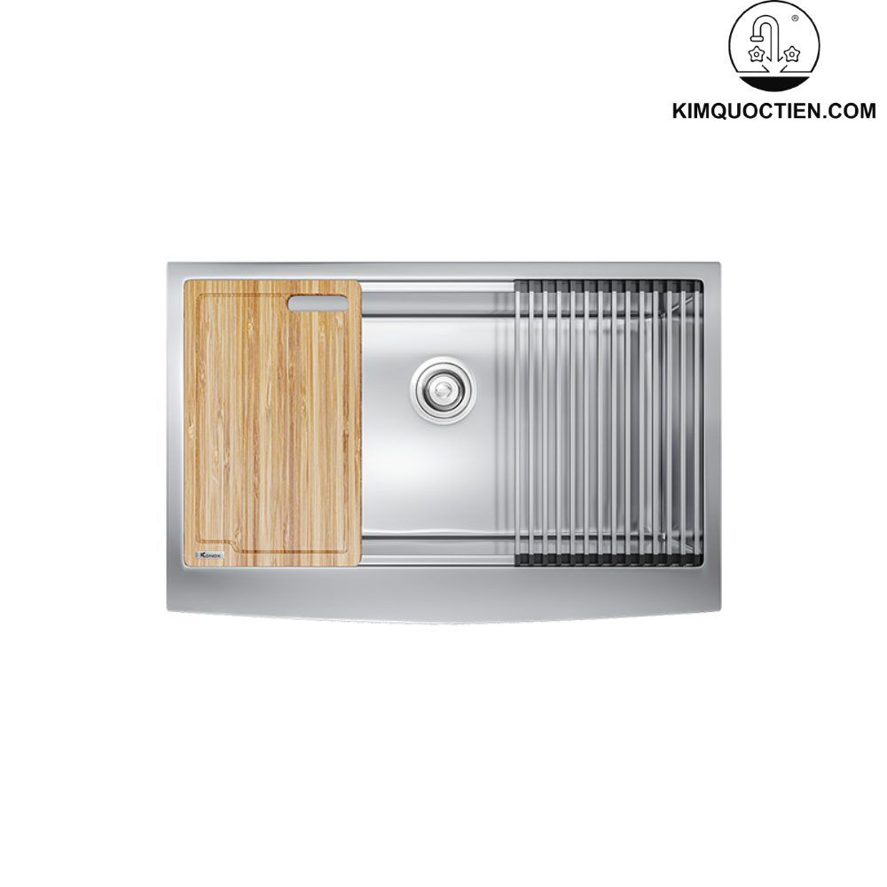 Chậu rửa bát Workstation Sink – Apron Sink KN8051AS Curve