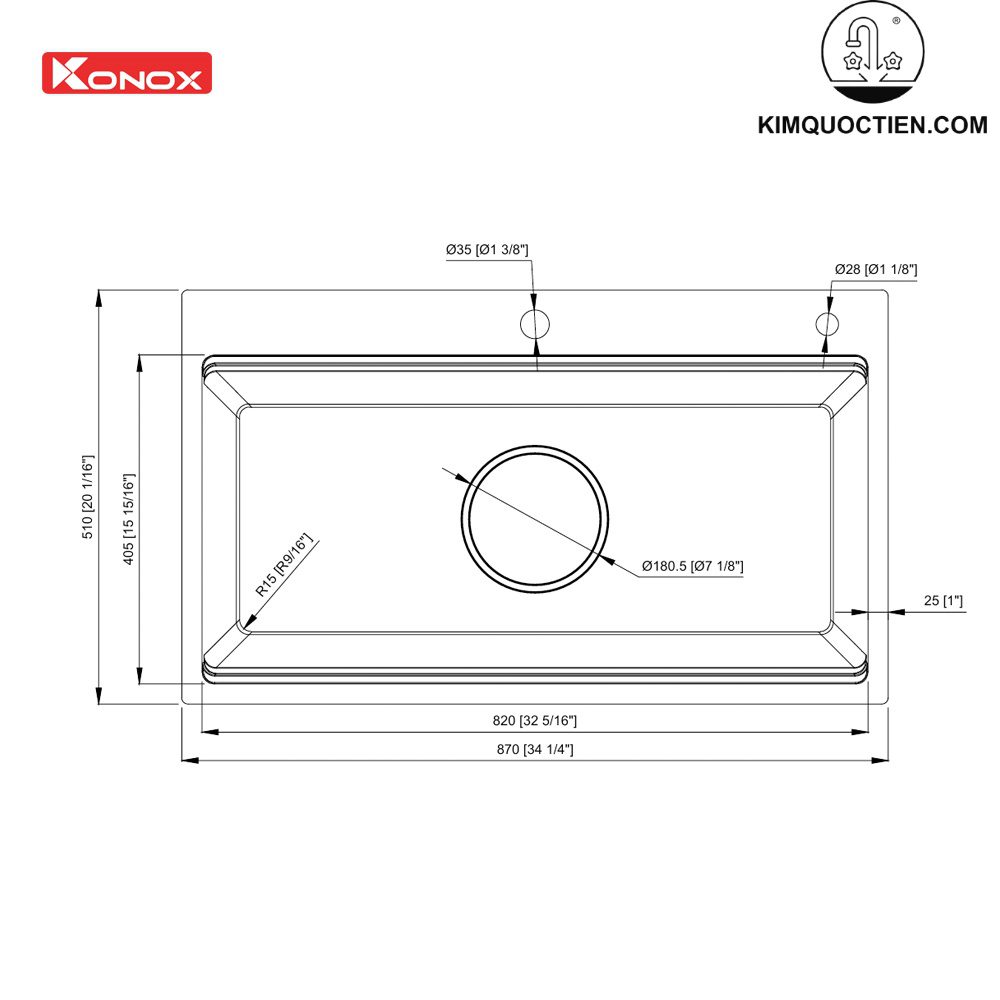 Chậu rửa bát Workstation Sink KN8751TS Dekor