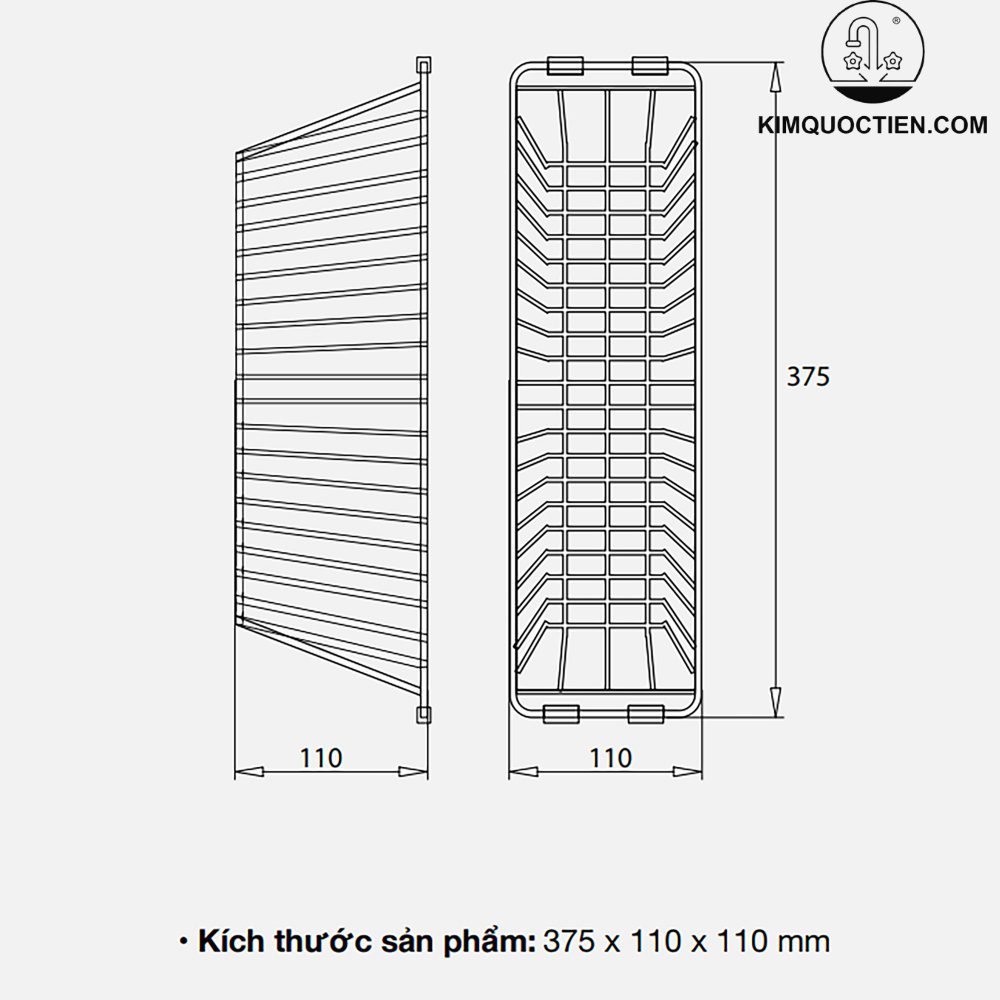 Giỏ để đồ inox Kluger KB – 603
