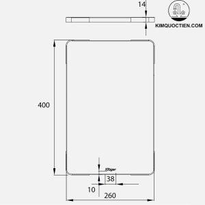 Thớt inox Kluger KCB – 121FB