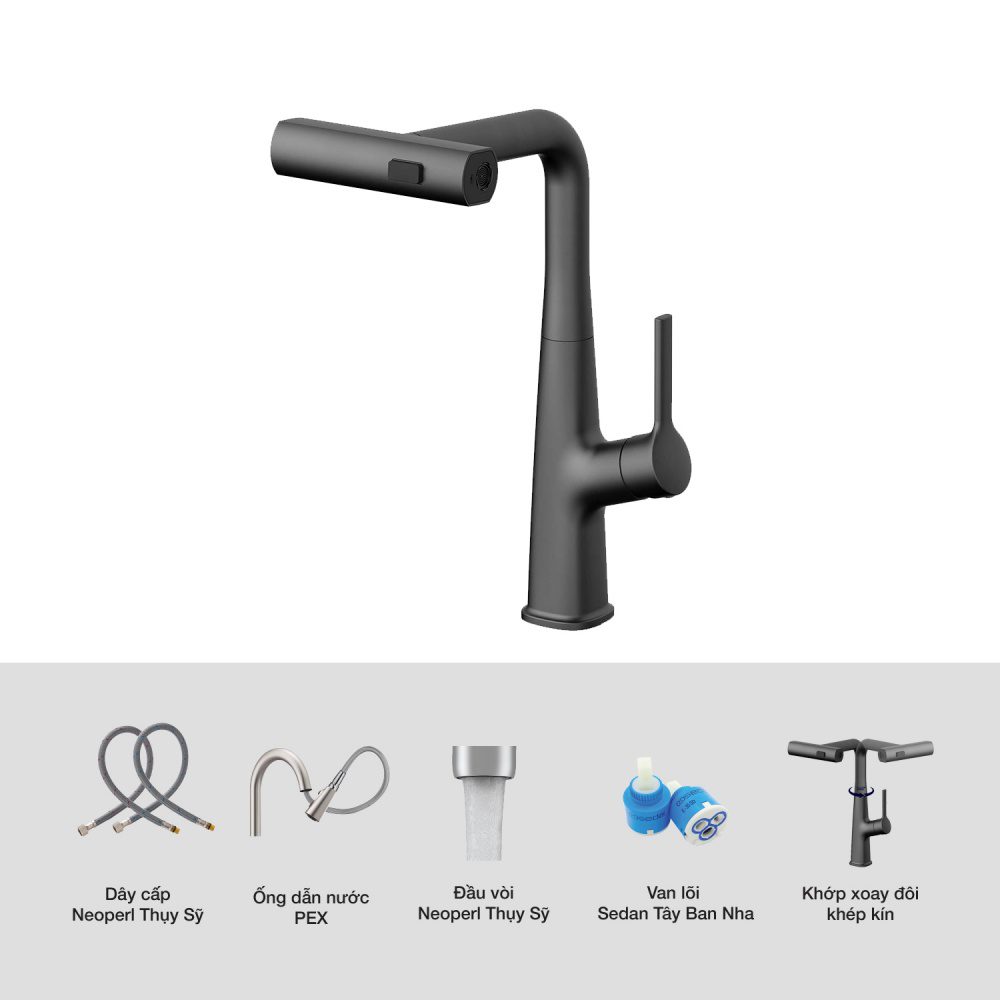 Vòi rửa bát Kluger KLF0018B