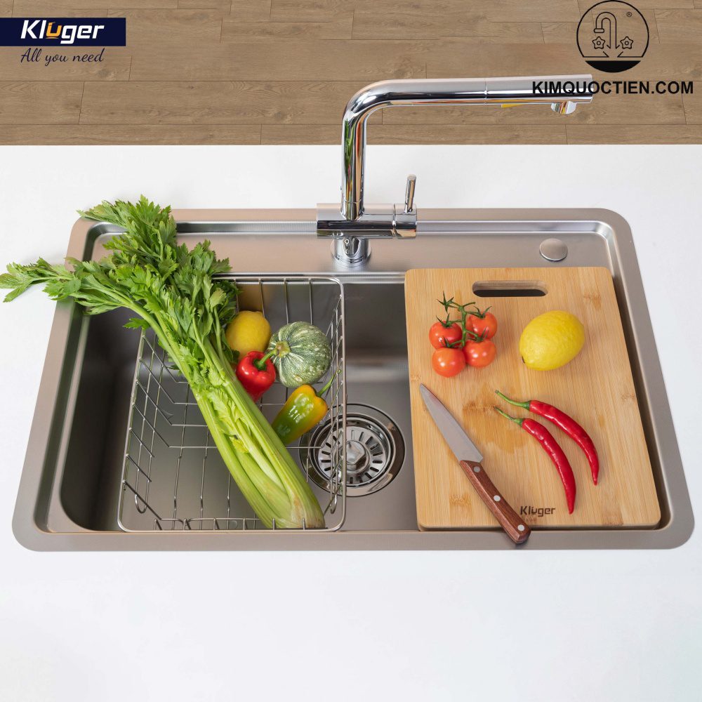 Bát rác 4 lớp Inox 304 KLUGER KS-502DN113