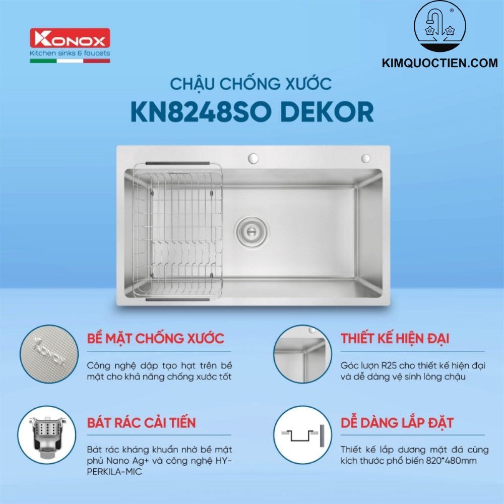 Workstation Sink KN8248SO Dekor