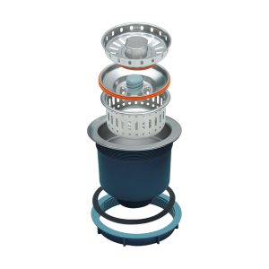 Bát rác 4 lớp Inox 304 KLUGER KS-502DN113