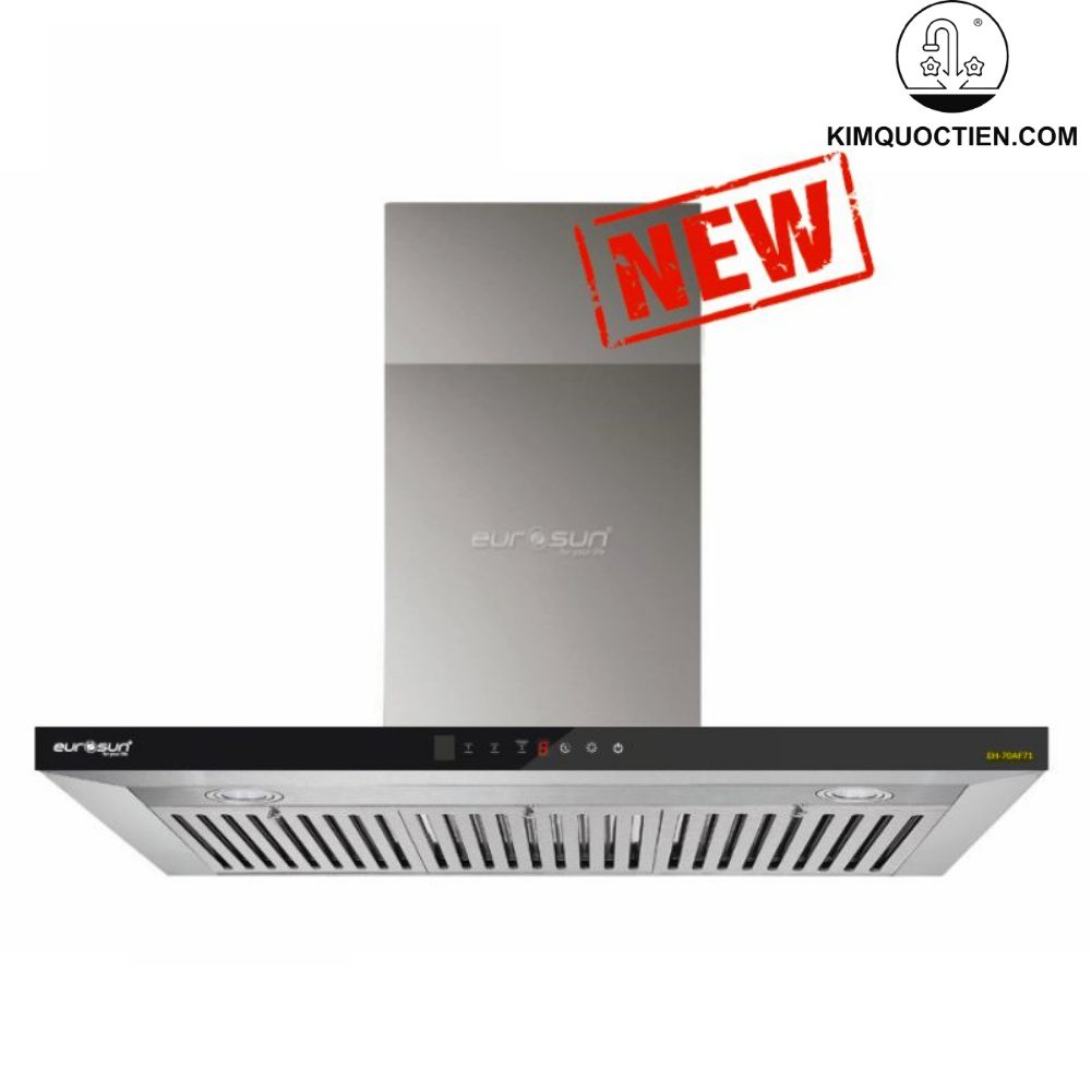 Máy hút mùi Eurosun EH-70AF71 gây ấn tượng mạnh mẽ với kiểu dáng T-shape Tornado độc đáo