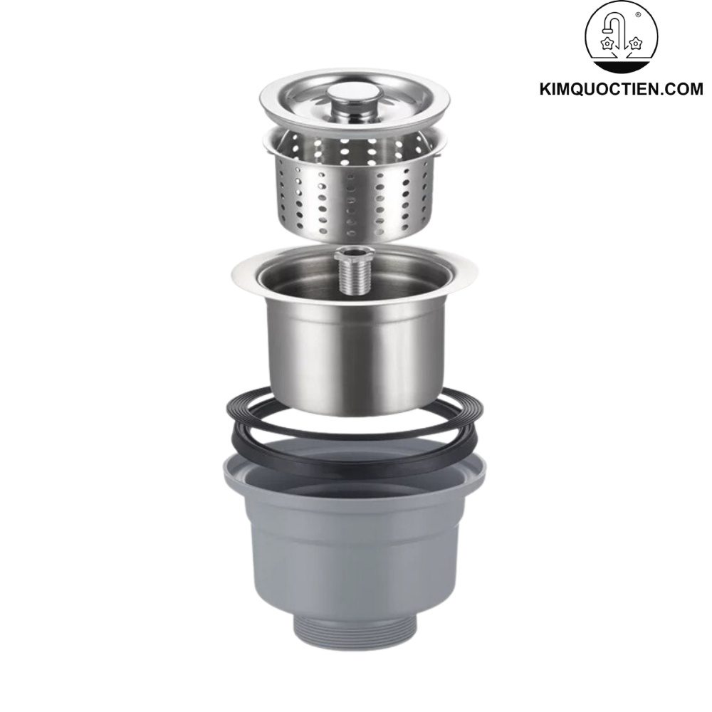 Hố rác chậu rửa bát KONOX SK01 114mm được thiết kế đặc biệt để tối ưu hóa vệ sinh và sự tiện lợi trong khu vực bồn rửa