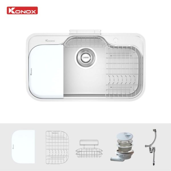 Chậu rửa bát 1 hố Konox Tari 9051SM