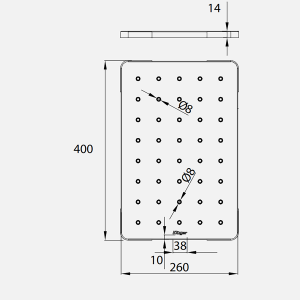Thớt inox Kluger KCB – 131FS