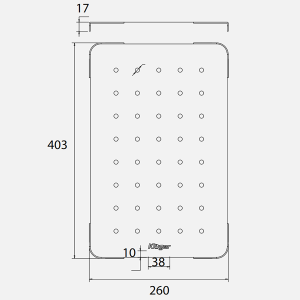 thớt inox Kluger KCB-132FS