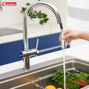 Vòi rửa bát dây rút Reno