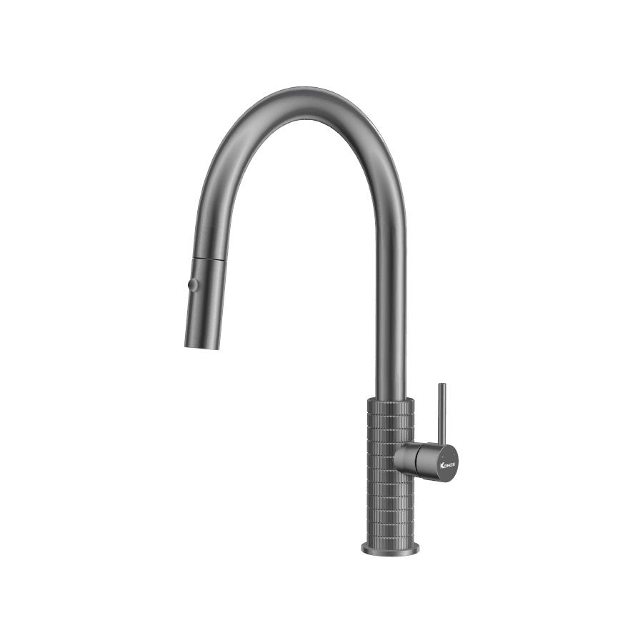 Vòi rửa bát dây rút Venice Gun Metal