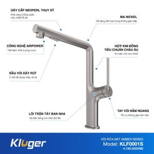 vòi rửa bát Kluger KLF0001S