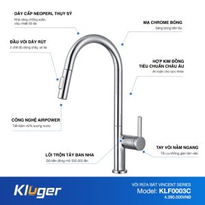 Vòi rửa bát Kluger KLF0003C