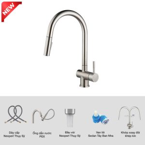 Vòi rửa bát Kluger KLF0008SS