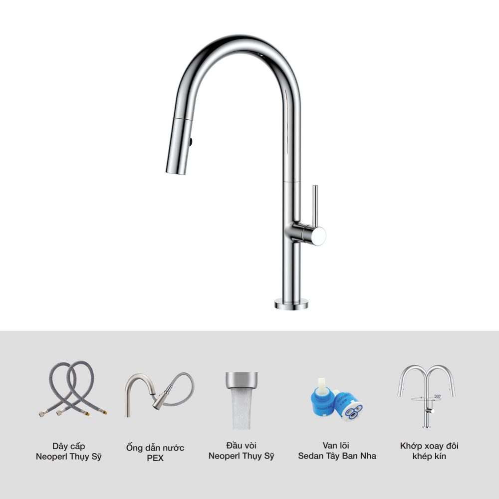 Vòi rửa bát Kluger KLF0010C