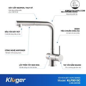 Vòi rửa bát Kluger KLF0013C