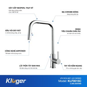 vòi rửa bát Kluger KLF0015C