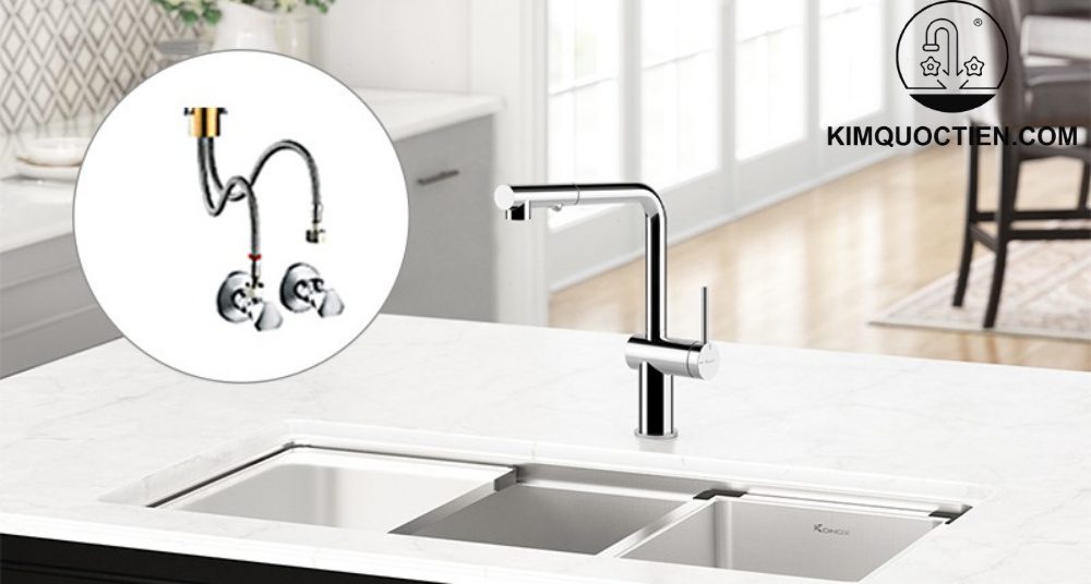 Vòi rửa bát Konox Stella Chrome