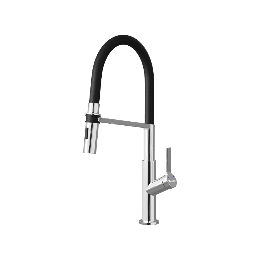 Vòi rửa bát thân mềm Tema Chrome