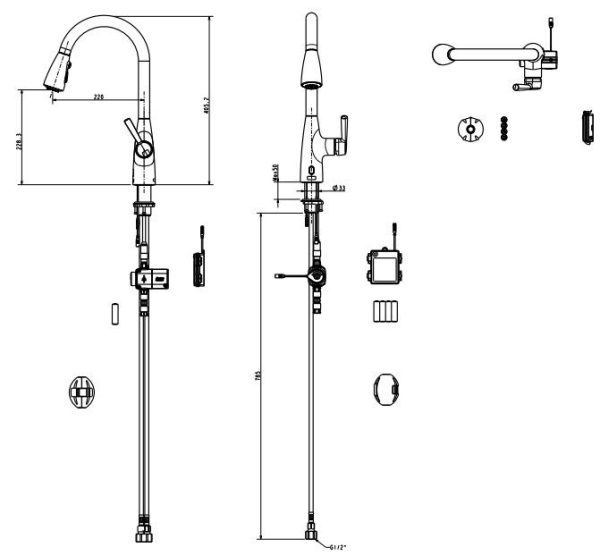 Vòi rửa chén American Standard 1009070000
