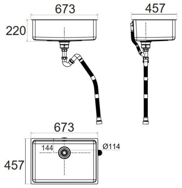 Chậu rửa bát 1 hố American Standard FFASX126