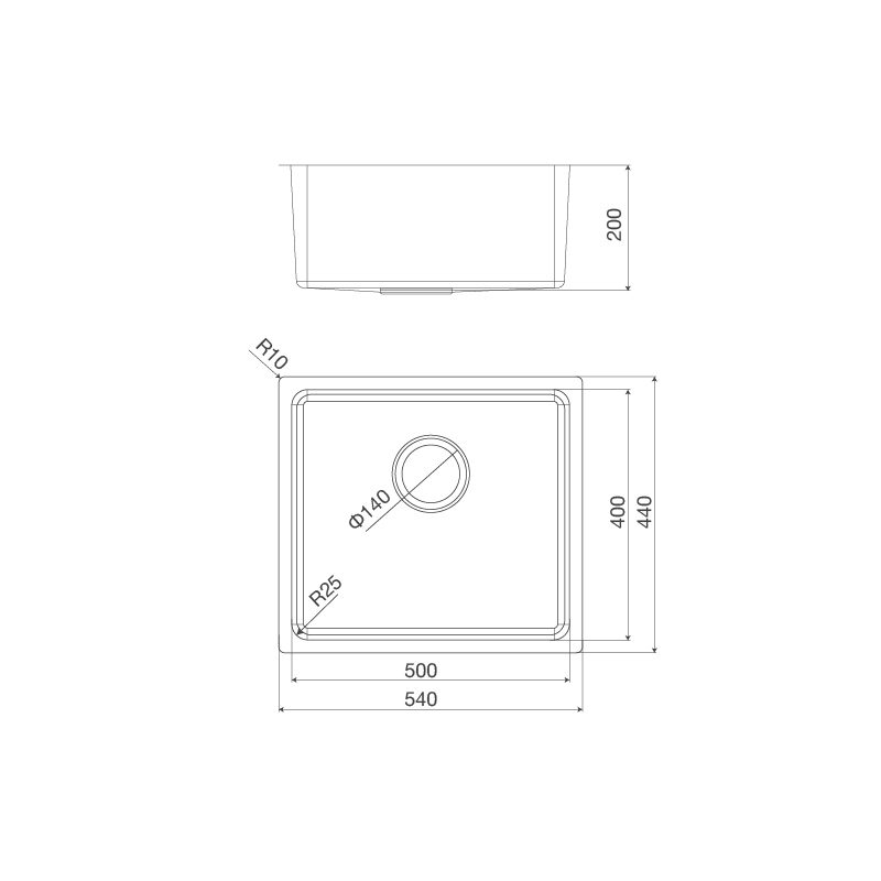 Chậu rửa chén Malloca MS 6044