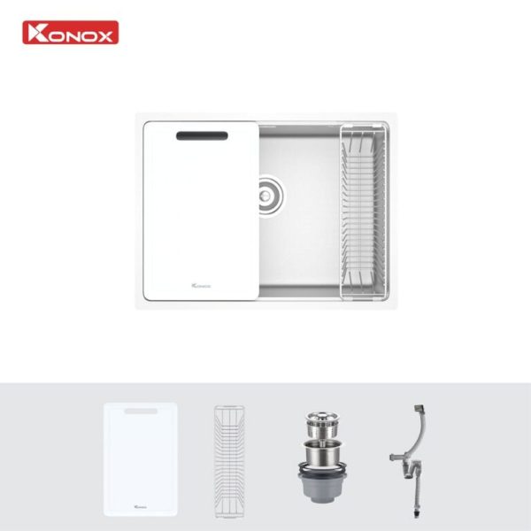 Chậu rửa bát 1 hố Konox TARI 6448SM