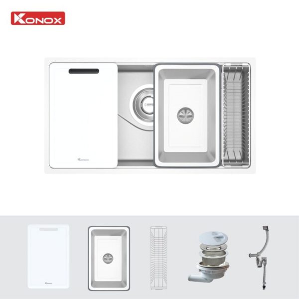 Chậu rửa bát 1 hố Konox Tari 8748SM