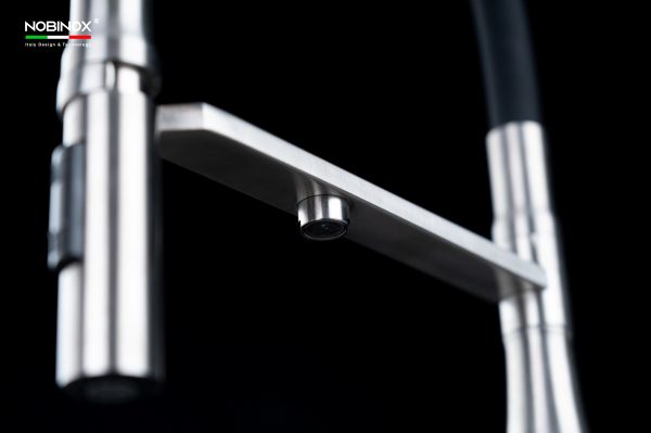 Vòi rửa chén NOBINOX VIVO NX570 ống mềm nóng lạnh 3 đường nước
