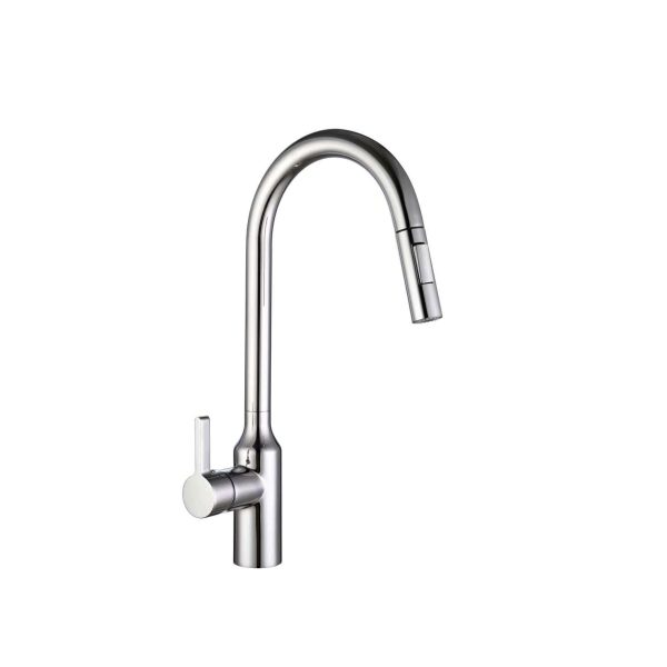 Vòi rửa chén NOBINOX AQUA NX660 dây rút nóng lạnh