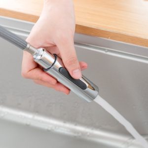 Vòi rửa chén NOBINOX AQUA NX660 dây rút nóng lạnh