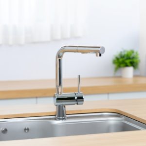 Vòi rửa chén NOBINOX BIANCO NX600 dây rút nóng lạnh