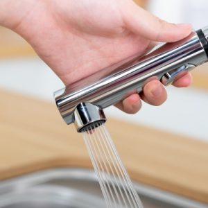 Vòi rửa chén NOBINOX BIANCO NX600 dây rút nóng lạnh