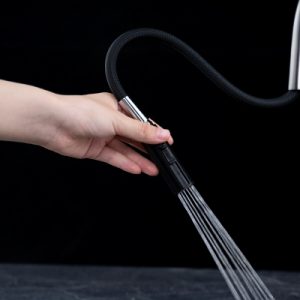 Vòi rửa chén NOBINOX FORTE NX887 dây rút nóng lạnh