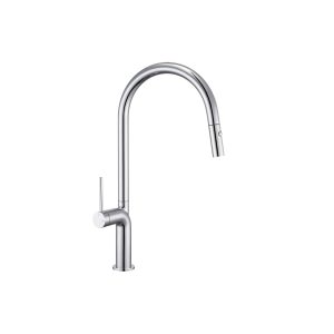 Vòi rửa chén NOBINOX TIGO NX830 dây rút nóng lạnh