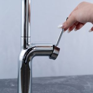 Vòi rửa chén NOBINOX TIGO NX830 dây rút nóng lạnh