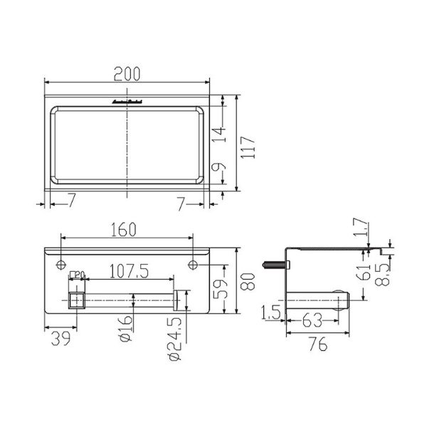 Lô giấy vệ sinh American Standard WF-0498BHG
