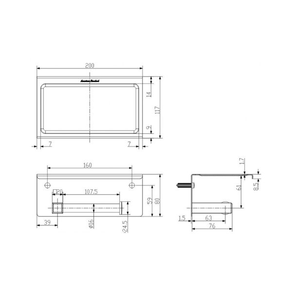 Lô giấy vệ sinh American Standard WF-0498CS